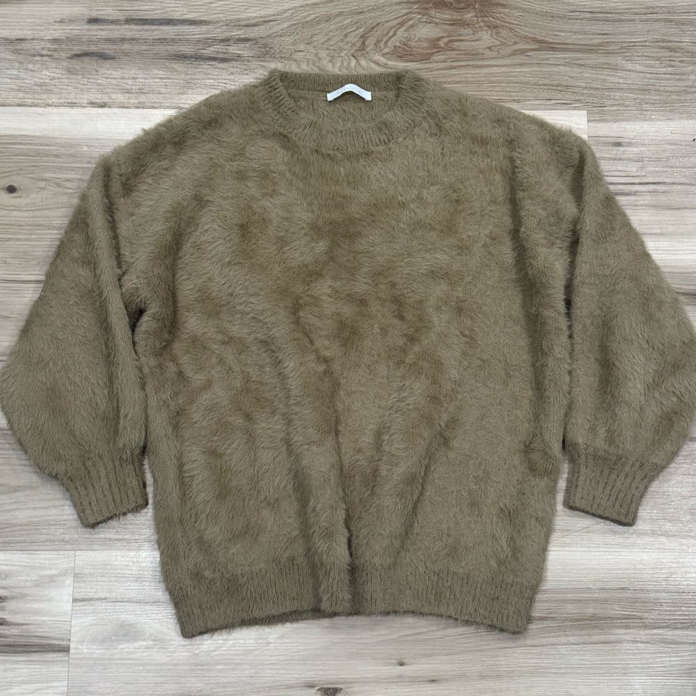 Chlo Tan Furry Pullover Sweater Women’s Medium